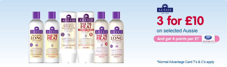3 for �10 on selected Aussie